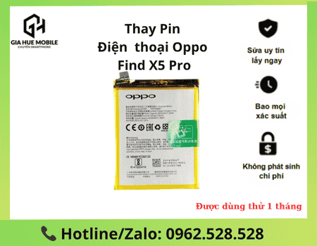 Thay Pin OPPO Find X5 Pro