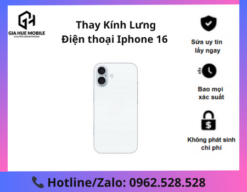 Thay kính lưng iPhone 16