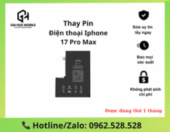 Thay pin iPhone 17 Pro Max Chính hãng