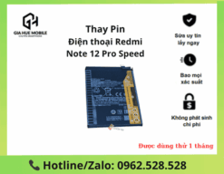 Thay pin Note 12 Pro Speed