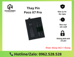 Thay pin POCO X7 Pro chính hãng