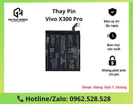Thay pin Vivo X300 Pro