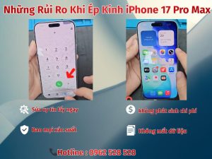 ép kính iphone 17 pro max