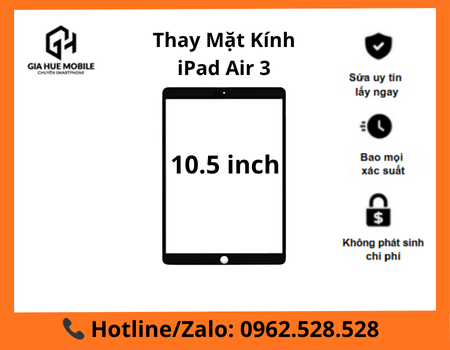 Thay mặt kính iPad Air 3