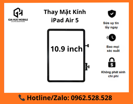Thay mặt kính iPad Air 5
