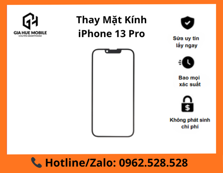 Thay mặt kính iPhone 13 Pro