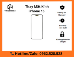 Thay mặt kính iPhone 15