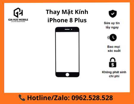 Thay mặt kính iPhone 8 Plus