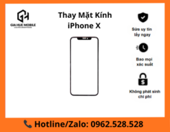 Thay mặt kính iPhone X